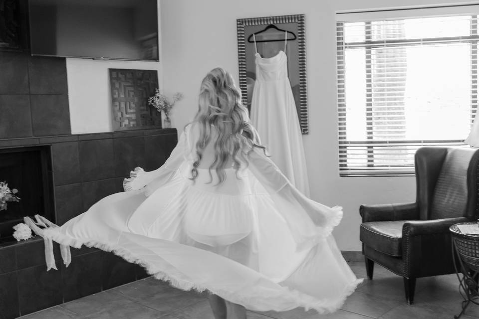 Bride Getting Ready