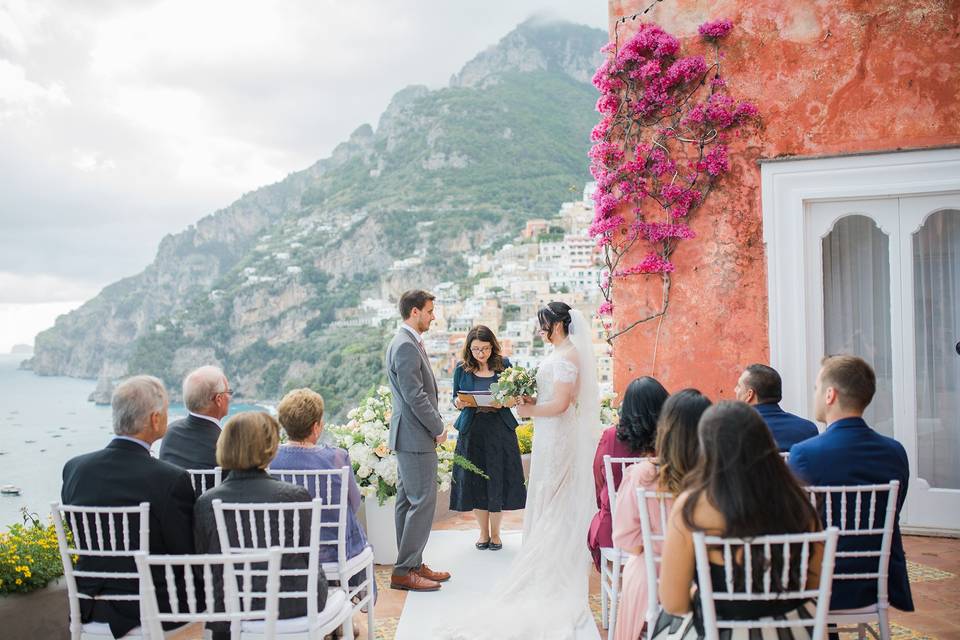 Amalfi coast intimate wedding