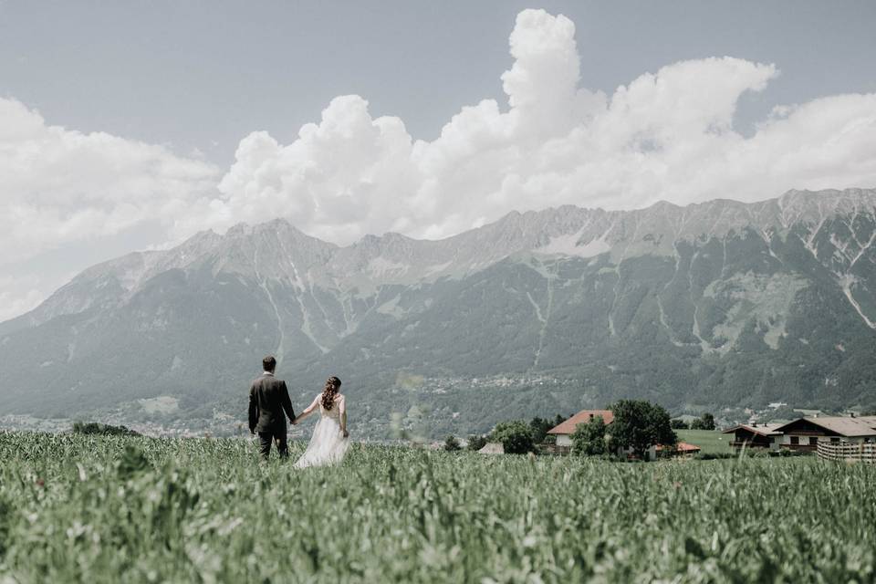 Outdoor elopement in Austria