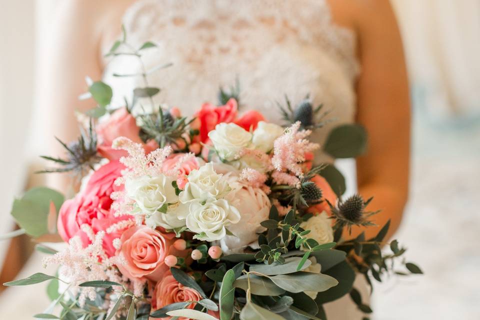 Coral bouquet