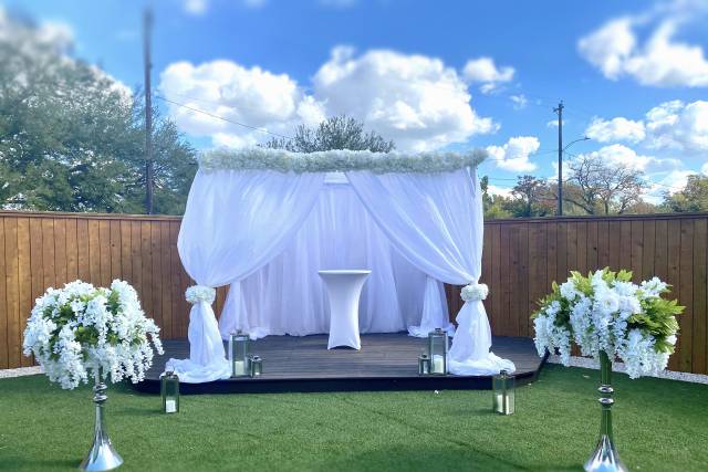 Patio ceremony