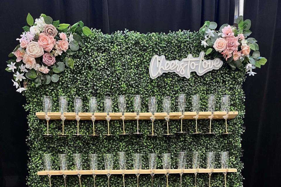 Champagne Wall