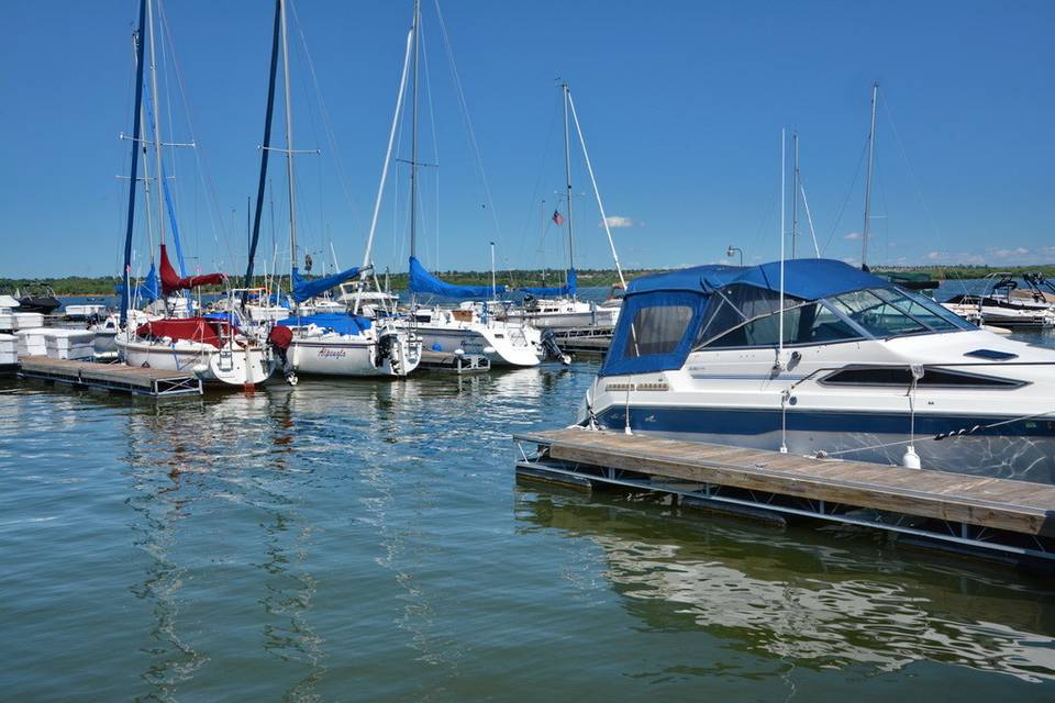 The Marina at Cherry Creek hosts 188 slip holders.