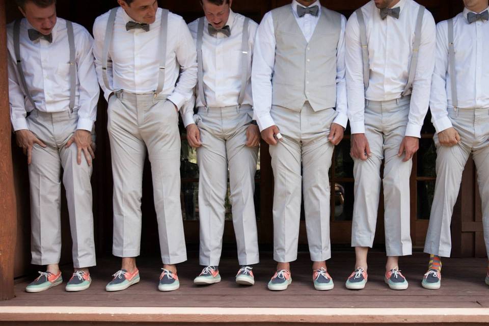 Groom and the groomsmen