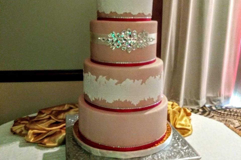 Gorgeous Weding Tower Cake