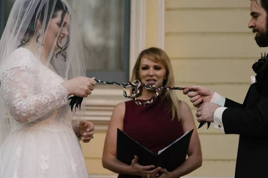 Handfasting ceremony