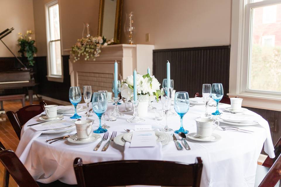 Something Blue Tablescape