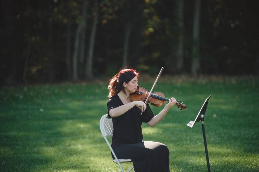 Violin playing