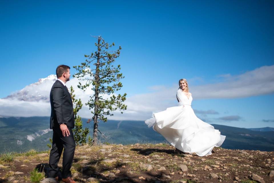 Twirling on Mt. Hood