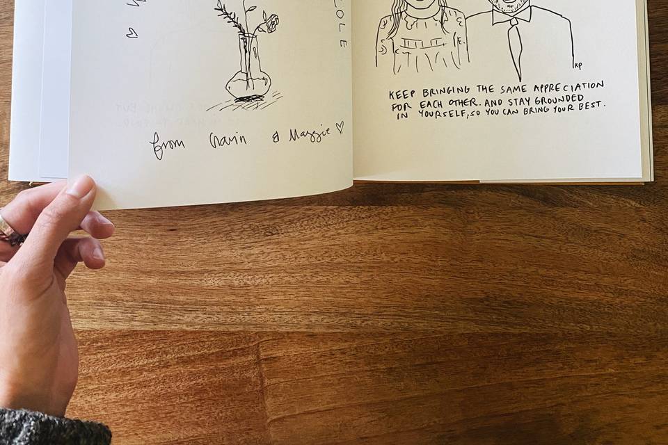 The illustrated guestbook