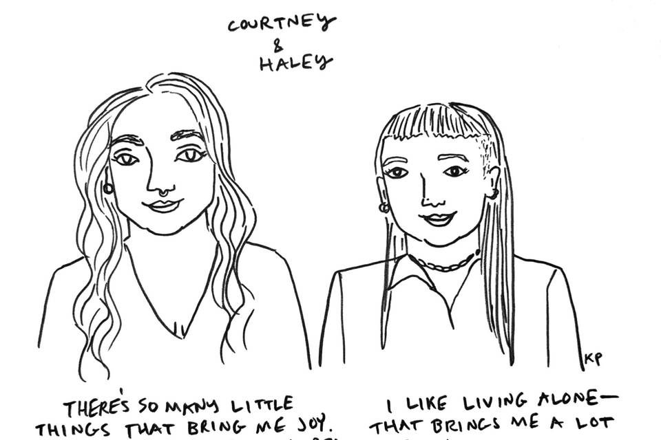 Courtney & Haley's portrait
