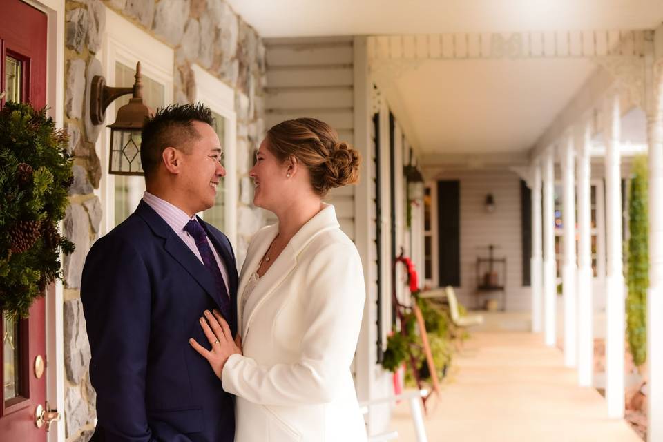 Porch portrait