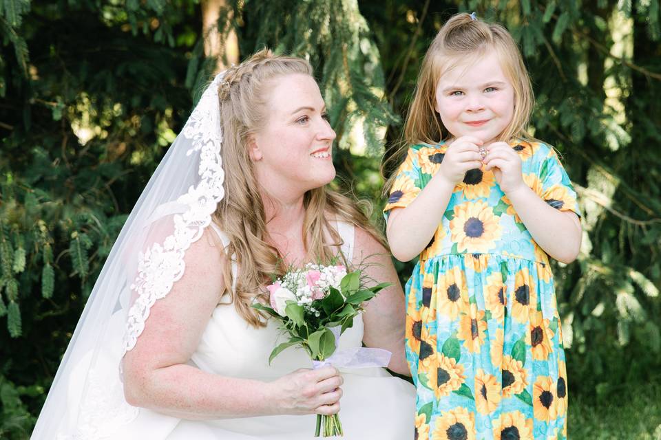 Bride and Child