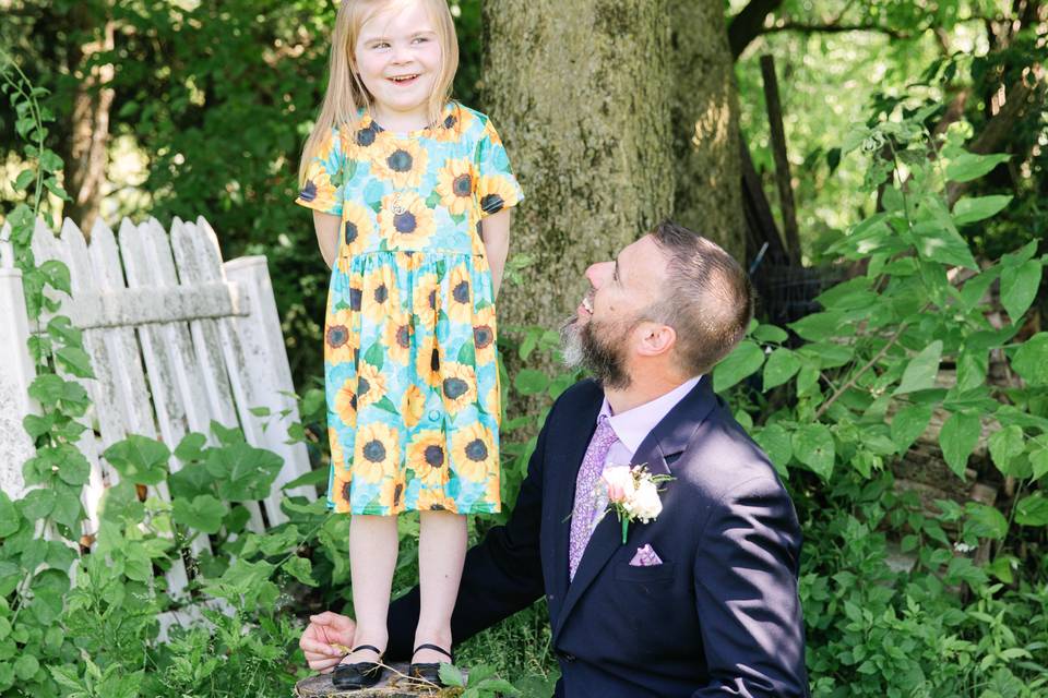 Groom and Child