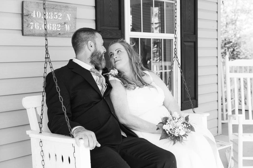 Couple On Swing