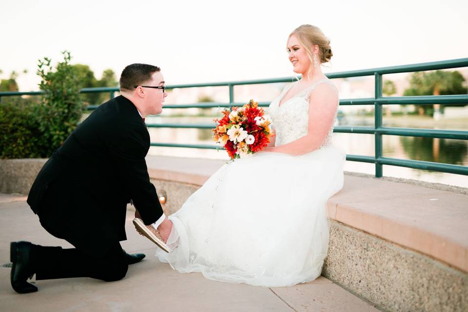 A fairytale moment on the roof