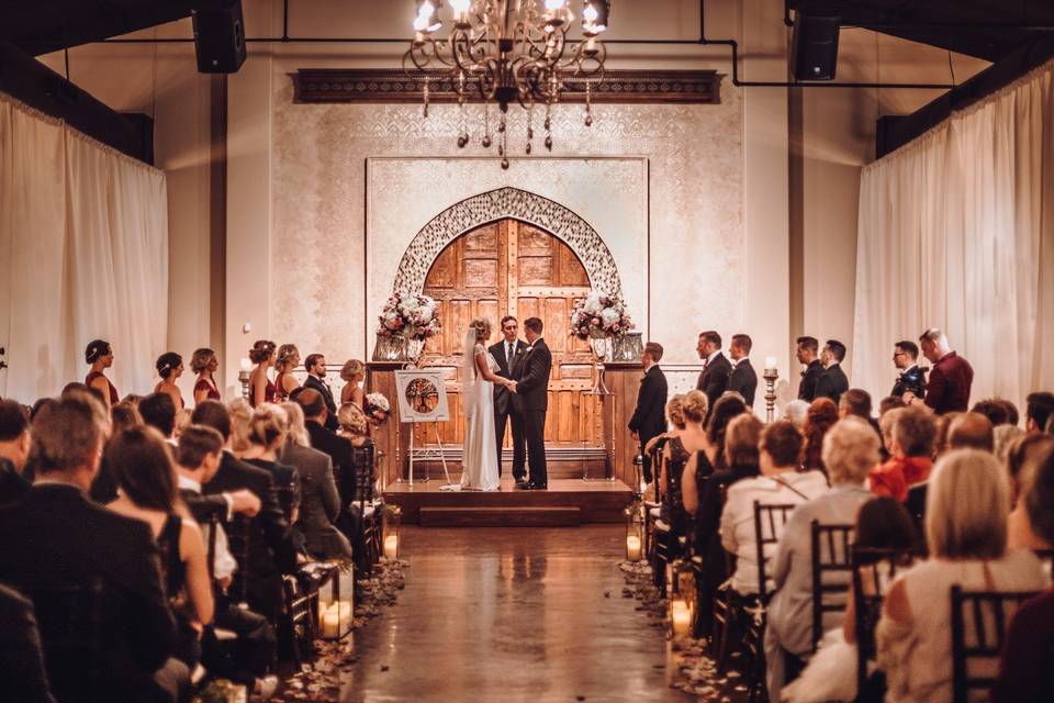 Indoor ceremony