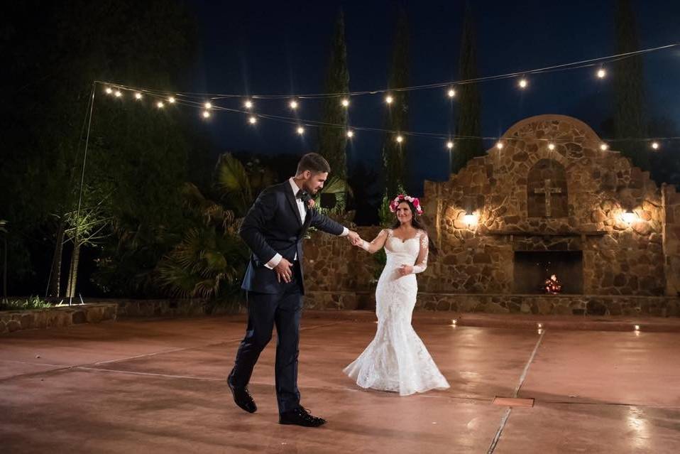 First dance under the stars!