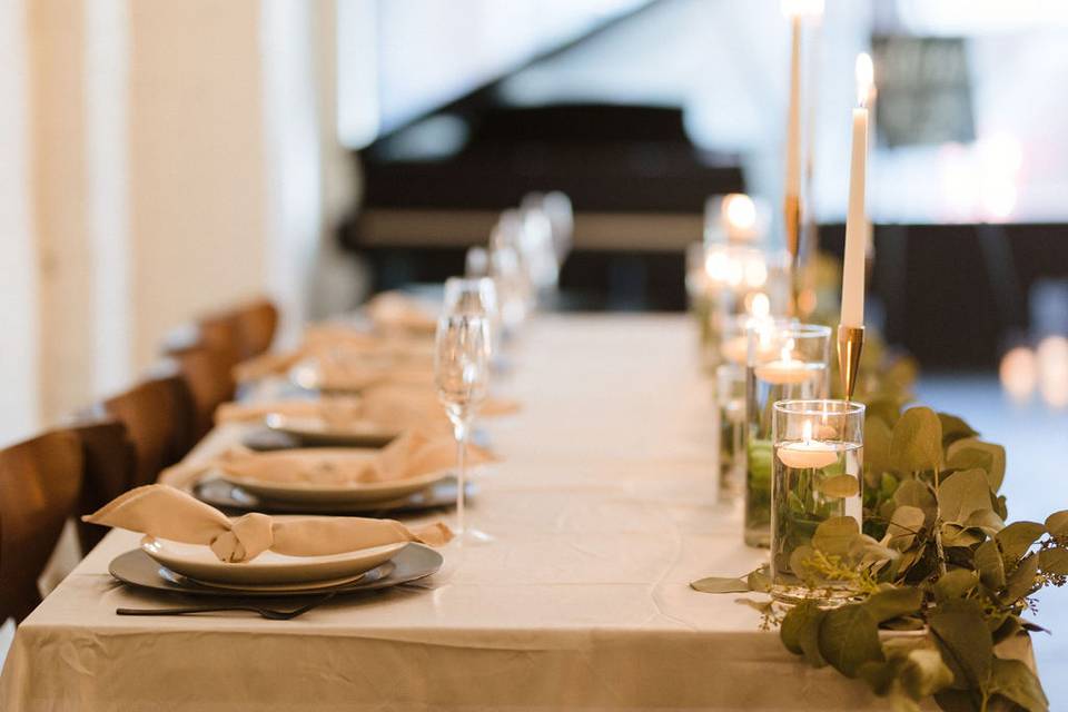 Wedding head table