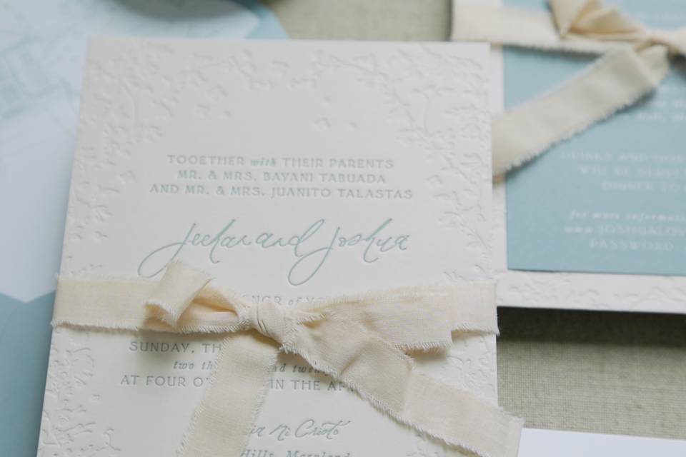 Jeehan +  Josh Wedding Details