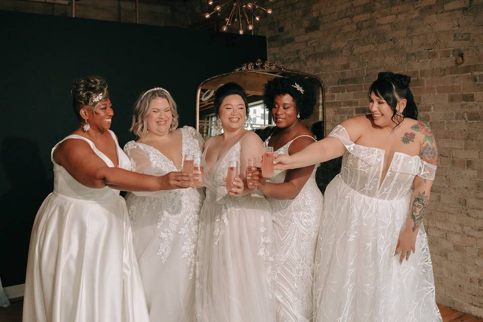 Cheers to being a #RareBride
