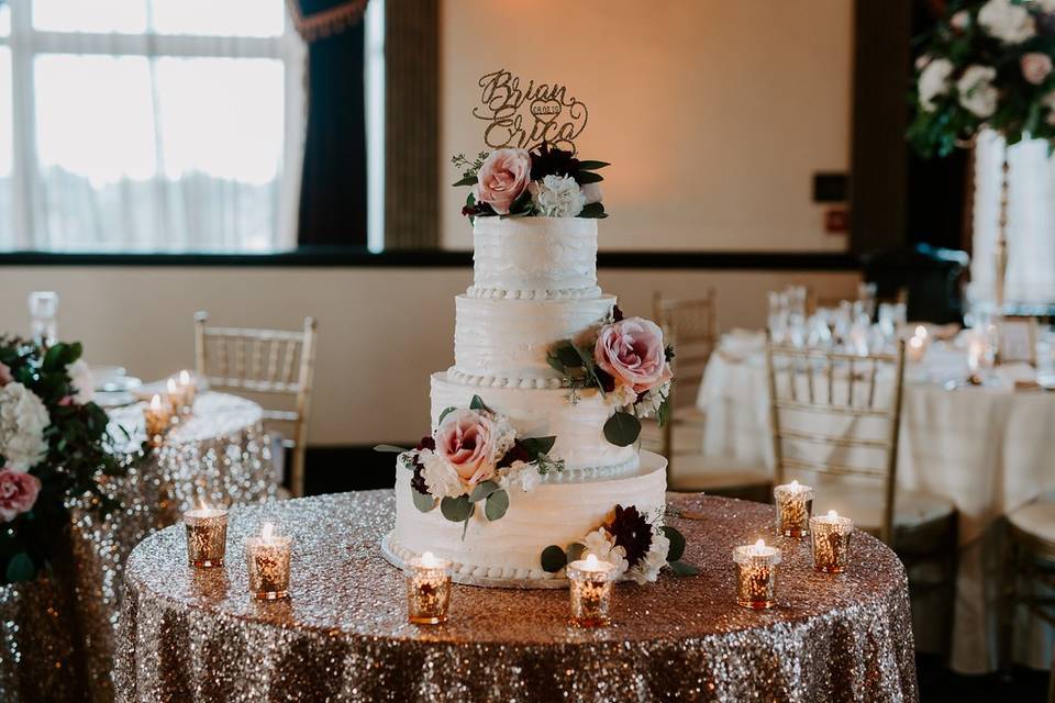 Beautiful cake flowers