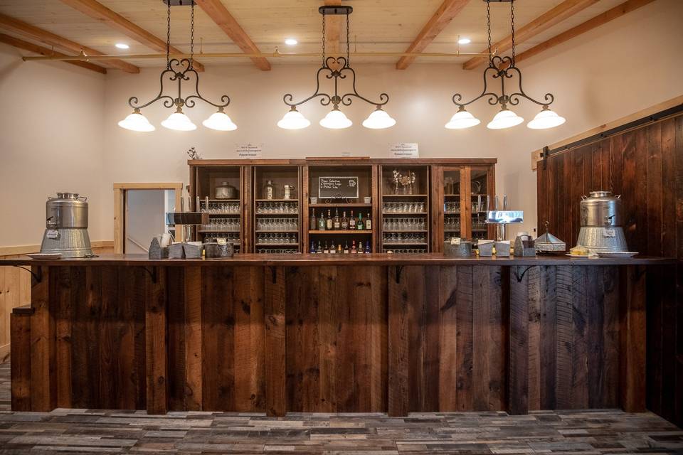 Bar Area in the Country Barn