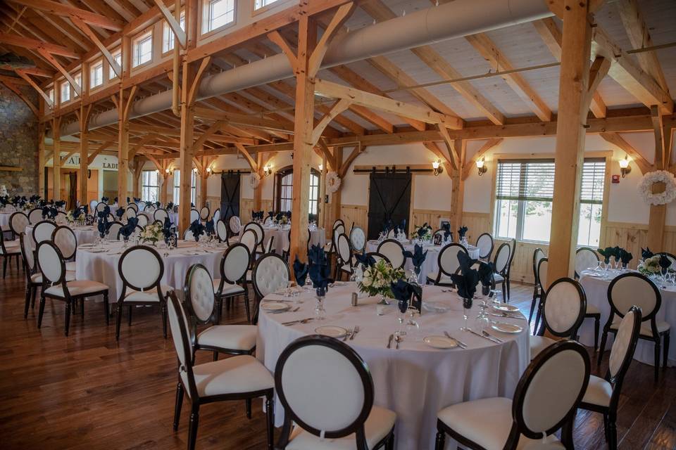 Reception in the Country Barn