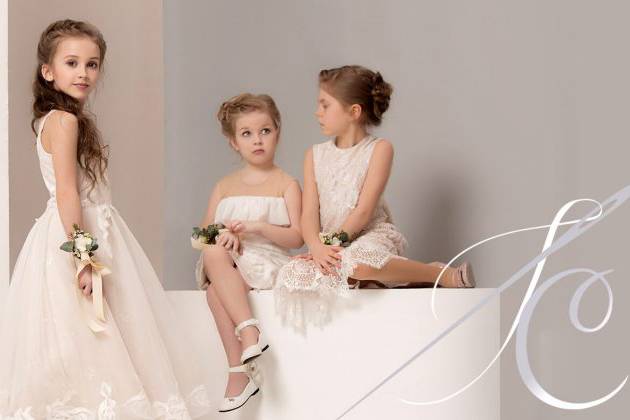 To flower girls, ring bearers