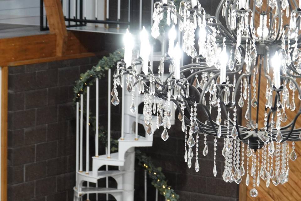 Large Chandelier/Staircase