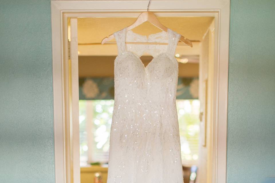 Bride's dress