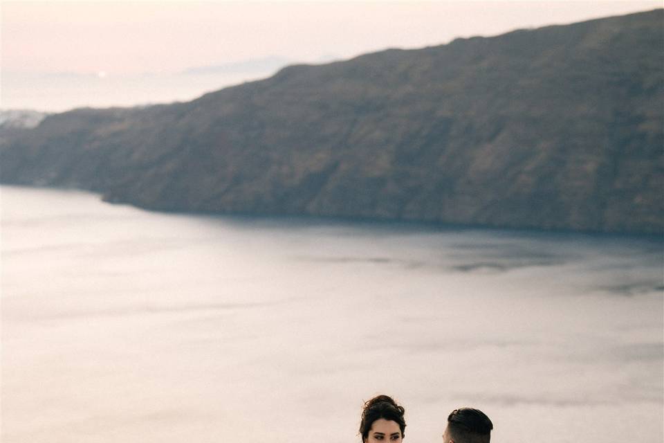 Santorini luxury wedding