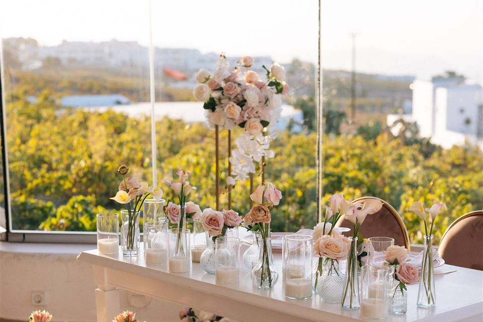 Santorini Pyrgos wedding