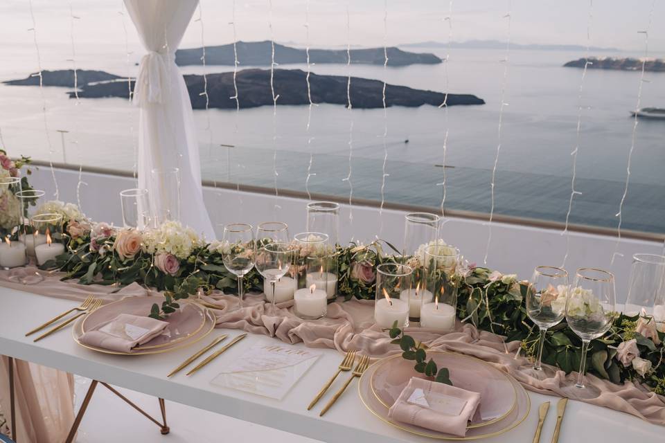 Santorini Intimate wedding