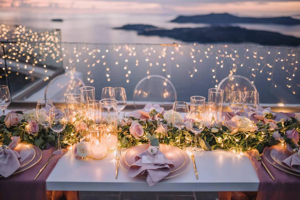 Santorini Intimate wedding