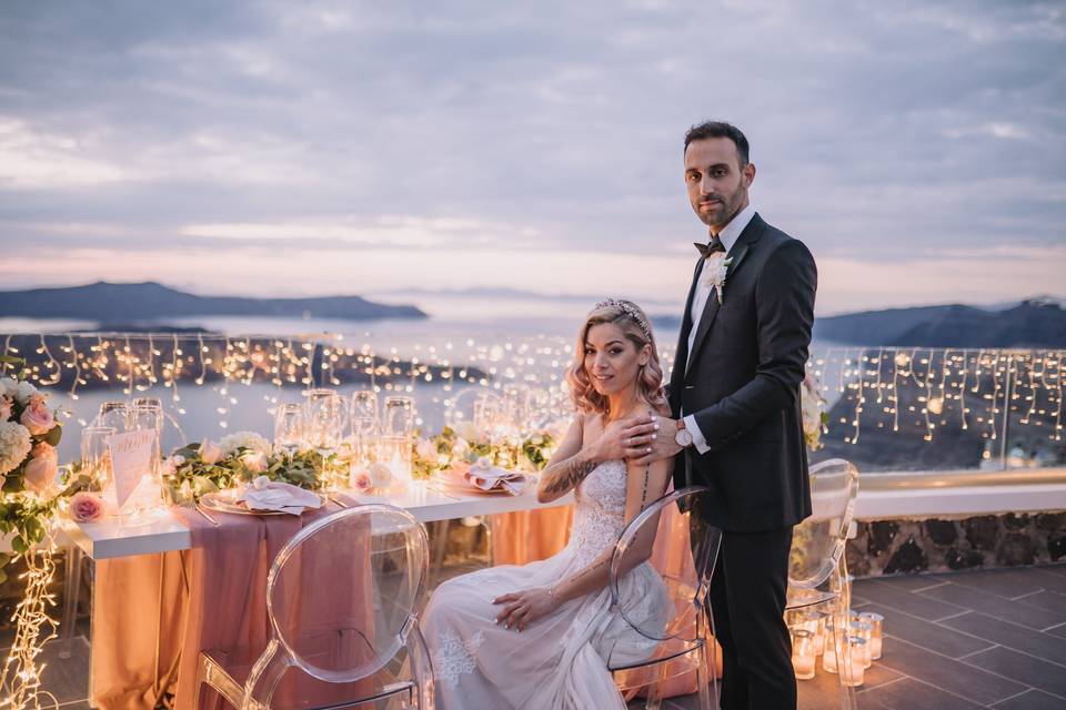 Santorini Intimate wedding