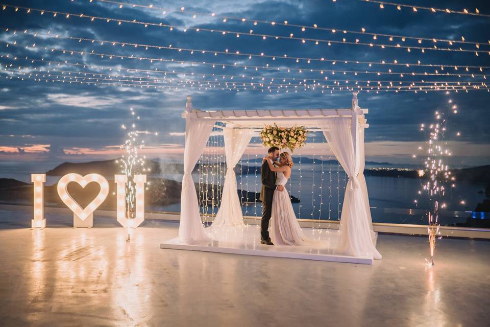 Santorini Intimate wedding