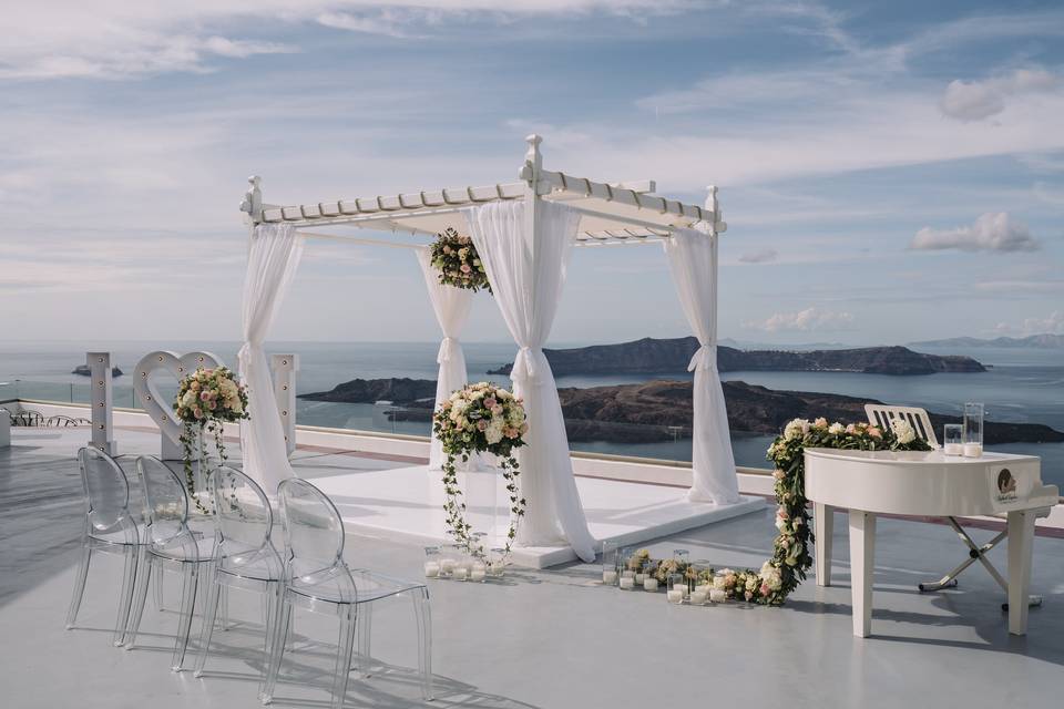 Santorini Intimate wedding