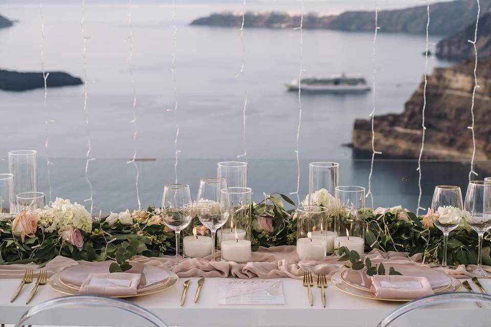 Santorini Intimate wedding