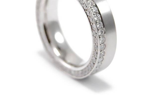 Heaven' Diamond Tension Ring, Platinum - Hamilton Hill