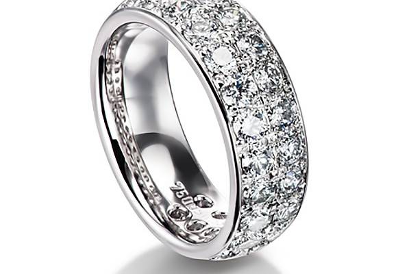 Heaven' Diamond Tension Ring, Platinum - Hamilton Hill