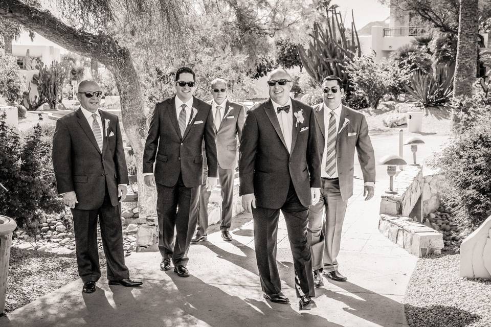 The groomsmen