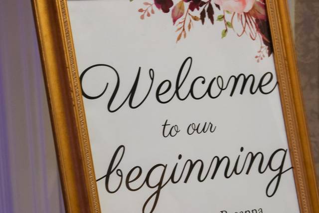 Welcome sign