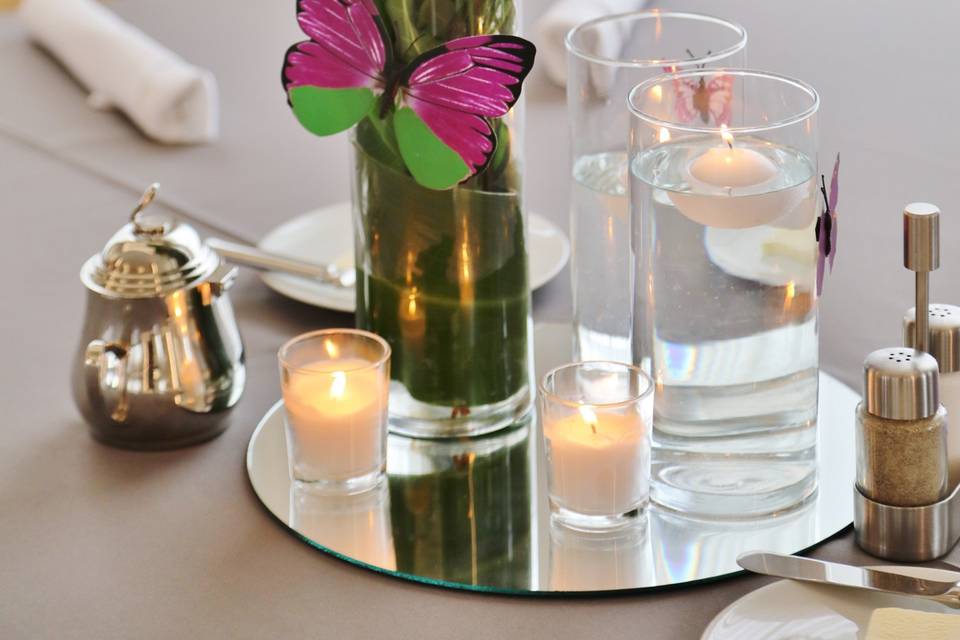 Butterfly tablescape