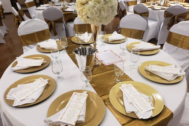 Flower ball centerpieces