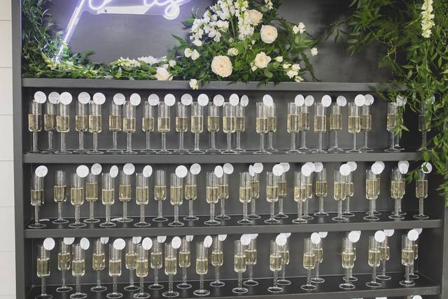 Champagne wall