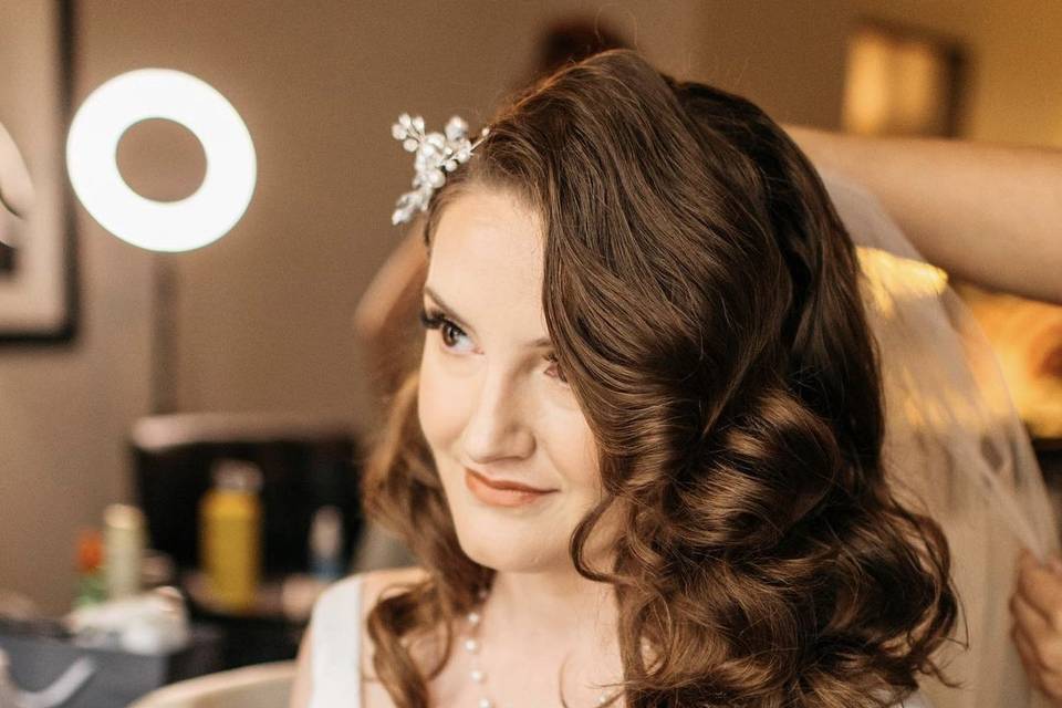 Bride hair+makeup