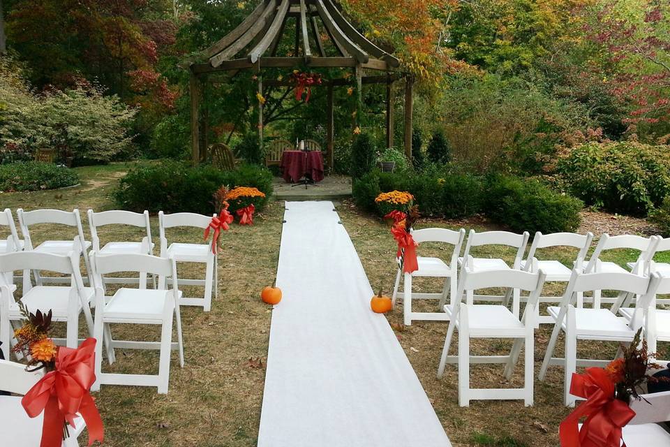 Fall Elegant Garden Wedding