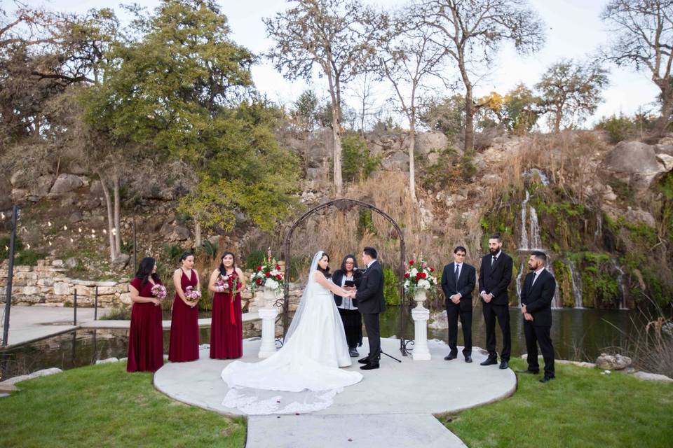 Outdoor ceremony