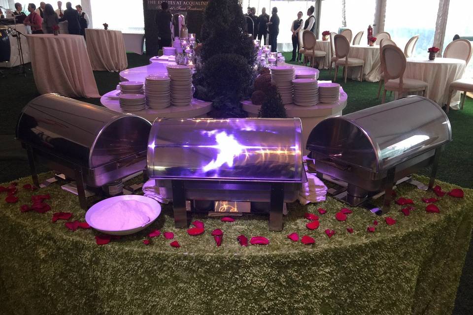 Buffet area